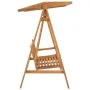Solid teak wood rocking bench 170 cm by vidaXL, Garden rockers - Ref: Foro24-316629, Price: 923,02 €, Discount: %