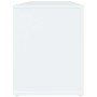 Mueble zapatero madera contrachapada blanco 100x35x45 cm