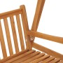 Banco balancín de madera maciza de teca 170 cm de vidaXL, Balancines de jardín - Ref: Foro24-316629, Precio: 942,40 €, Descue...