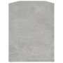Mueble zapatero madera contrachapada gris hormigón 100x35x45 cm