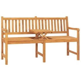 3-seater garden bench with solid teak wood table 150 cm by vidaXL, garden benches - Ref: Foro24-316631, Price: 337,83 €, Disc...