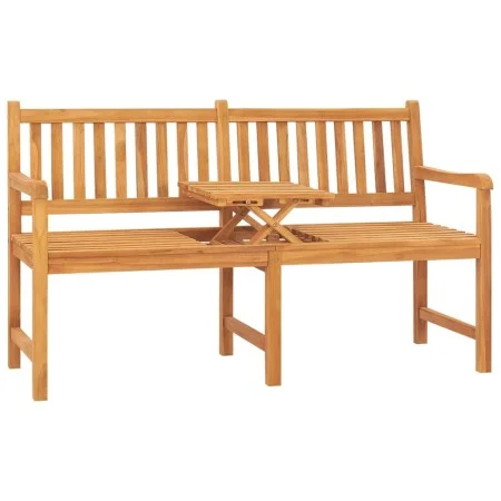 3-seater garden bench with solid teak wood table 150 cm by vidaXL, garden benches - Ref: Foro24-316631, Price: 337,83 €, Disc...