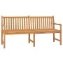 Solid teak wood garden bench 180 cm by vidaXL, garden benches - Ref: Foro24-316632, Price: 294,70 €, Discount: %