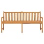 Gartenbank aus massivem Teakholz 180 cm von vidaXL, Gartenbänke - Ref: Foro24-316632, Preis: 300,87 €, Rabatt: %