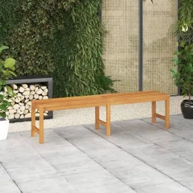 Gartenbank aus massivem Teakholz, 180 cm von vidaXL, Gartenbänke - Ref: Foro24-316633, Preis: 192,79 €, Rabatt: %