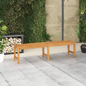 Solid teak wood garden bench 180 cm by vidaXL, garden benches - Ref: Foro24-316633, Price: 196,47 €, Discount: %