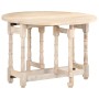 Runder Esstisch aus massivem Mangoholz, 110 x 76 cm von vidaXL, Küchen- und Esstische - Ref: Foro24-321700, Preis: 306,40 €, ...