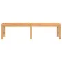 Banco de jardín de madera maciza de teca 180 cm de vidaXL, Bancos de jardín - Ref: Foro24-316633, Precio: 192,18 €, Descuento: %