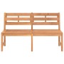 Gartenbank aus massivem Teakholz, 150 cm von vidaXL, Gartenbänke - Ref: Foro24-316635, Preis: 201,13 €, Rabatt: %