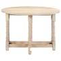 Round solid mango wood dining table 110x76 cm by vidaXL, Kitchen and dining tables - Ref: Foro24-321700, Price: 306,40 €, Dis...