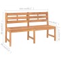 Gartenbank aus massivem Teakholz, 150 cm von vidaXL, Gartenbänke - Ref: Foro24-316635, Preis: 201,13 €, Rabatt: %