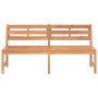 Banco de jardín de madera maciza de teca 180 cm de vidaXL, Bancos de jardín - Ref: Foro24-316636, Precio: 329,86 €, Descuento: %