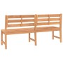 Banco de jardín de madera maciza de teca 180 cm de vidaXL, Bancos de jardín - Ref: Foro24-316636, Precio: 329,86 €, Descuento: %