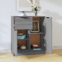 Aparador de madera contrachapada gris Sonoma 60x30x70 cm