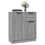 Aparador de madera contrachapada gris Sonoma 60x30x70 cm