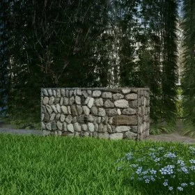 Gabionenwandkorb aus verzinktem Stahl 100x50x50 cm von vidaXL, Zaunpaneele - Ref: Foro24-142549, Preis: 41,71 €, Rabatt: %