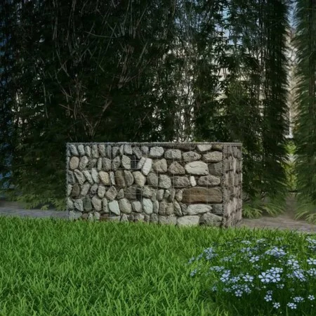 Gabionenwandkorb aus verzinktem Stahl 100x50x50 cm von vidaXL, Zaunpaneele - Ref: Foro24-142549, Preis: 43,40 €, Rabatt: %