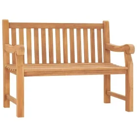 Solid teak wood garden bench 114 cm by vidaXL, garden benches - Ref: Foro24-316638, Price: 325,60 €, Discount: %