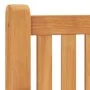 Banco de jardín de madera maciza de teca 114 cm de vidaXL, Bancos de jardín - Ref: Foro24-316638, Precio: 333,13 €, Descuento: %