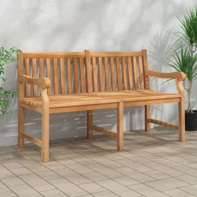 Gartenbank aus massivem Teakholz 150 cm von vidaXL, Gartenbänke - Ref: Foro24-316639, Preis: 306,41 €, Rabatt: %