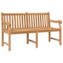 Gartenbank aus massivem Teakholz 150 cm von vidaXL, Gartenbänke - Ref: Foro24-316639, Preis: 311,50 €, Rabatt: %