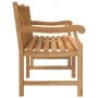 Banco de jardín de madera maciza de teca 150 cm de vidaXL, Bancos de jardín - Ref: Foro24-316639, Precio: 306,37 €, Descuento: %