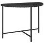 Black synthetic rattan garden table 100x50x75 cm by vidaXL, Garden tables - Ref: Foro24-316652, Price: 66,39 €, Discount: %