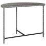 Mesa de jardín de ratán sintético gris 100x50x75 cm de vidaXL, Mesas de jardín - Ref: Foro24-316653, Precio: 55,41 €, Descuen...
