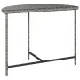Synthetic gray rattan garden table 100x50x75 cm by vidaXL, Garden tables - Ref: Foro24-316653, Price: 54,20 €, Discount: %