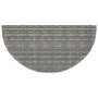 Mesa de jardín de ratán sintético gris 100x50x75 cm de vidaXL, Mesas de jardín - Ref: Foro24-316653, Precio: 55,41 €, Descuen...