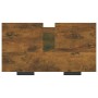 Armario baño madera contrachapada roble ahumado 64,5x33,5x59 cm