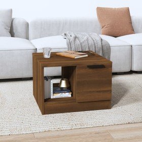 Mesa de centro madera de ingeniería roble marrón 50x50x36 cm en Mesas de centro | Comprar online en Foro24
