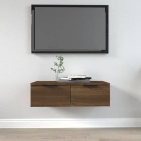 Armario de pared madera de ingeniería marrón roble 68x30x20 cm Armario de pared madera de ingeniería marrón roble 68x30x20 cm