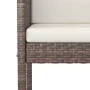 Taburetes de cocina con cojines 2 uds ratán sintético marrón by vidaXL, Garden chairs - Ref: Foro24-316656, Price: 119,45 €, ...