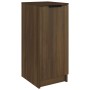 Mueble zapatero madera contrachapada marrón roble 30x35x70 cm