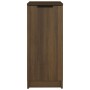 Mueble zapatero madera contrachapada marrón roble 30x35x70 cm