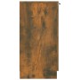 Mueble zapatero madera contrachapada roble ahumado 59x35x70 cm