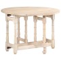 Runder Esstisch aus massivem Mangoholz, 110 x 76 cm von vidaXL, Küchen- und Esstische - Ref: Foro24-321700, Preis: 306,40 €, ...