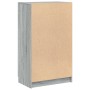 Mueble zapatero madera contrachapada gris Sonoma 59x35x100 cm