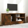 Mueble para TV madera contrachapada roble ahumado 80x35x36,5 cm en Muebles TV | Comprar online en Foro24