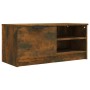 Muebles para TV 2 uds contrachapado roble ahumado 80x35x36,5 cm en Muebles TV | Comprar online en Foro24