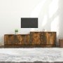 Mueble para TV madera contrachapada roble ahumado 158,5x36x45cm en Muebles TV | Comprar online en Foro24