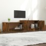 Mueble para TV madera contrachapada roble ahumado 158,5x36x45cm en Muebles TV | Comprar online en Foro24