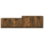 Mueble para TV madera contrachapada roble ahumado 158,5x36x45cm en Muebles TV | Comprar online en Foro24
