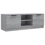 Mueble de TV madera contrachapada gris Sonoma 102x35x36,5 cm