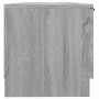 Mueble de TV madera contrachapada gris Sonoma 102x35x36,5 cm