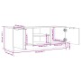 Mueble de TV madera contrachapada gris Sonoma 102x35x36,5 cm