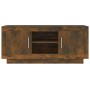 Mueble para TV madera contrachapada roble ahumado 102x35x45 cm