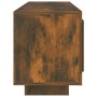 Mueble para TV madera contrachapada roble ahumado 102x35x45 cm