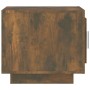 Mesa de centro madera de ingeniería roble ahumado 51x50x45 cm